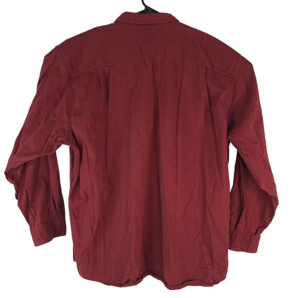 CE Schmidt Workwear Flannel Shirt Mens 2XL Heavy Cotton Red - Picture 2 of 7